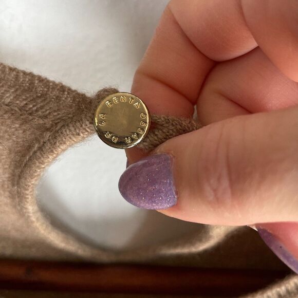 Oscar de la Renta 100% Cashmere Sweater Made in Italy Size XS - Picture 6 of 8